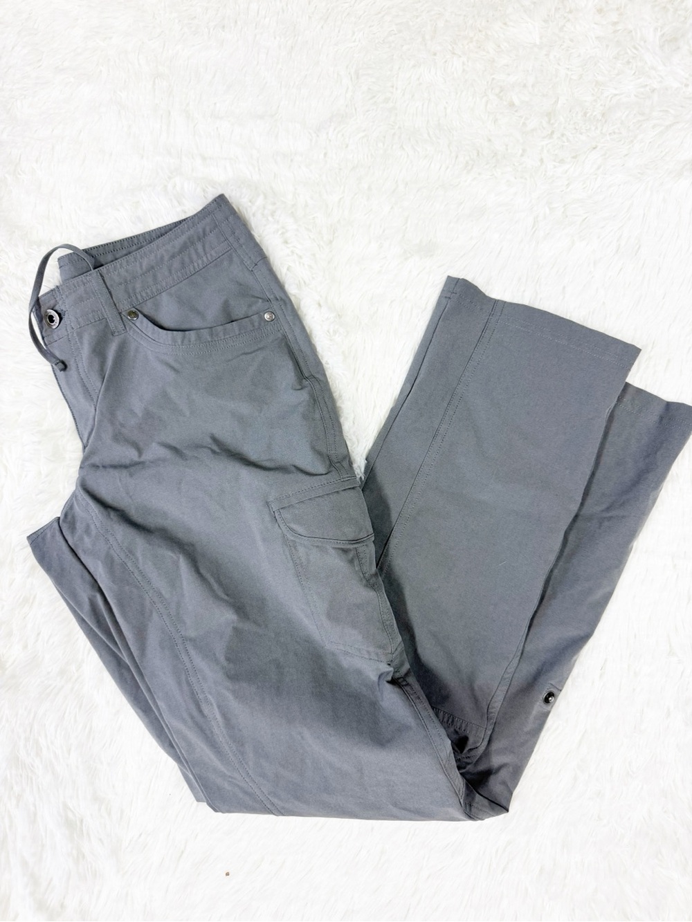 Kuhl Freeflex Roll-Up Pants Women’s 6 Gray Cargo Hiking Travel Pants - Picture 5 of 8